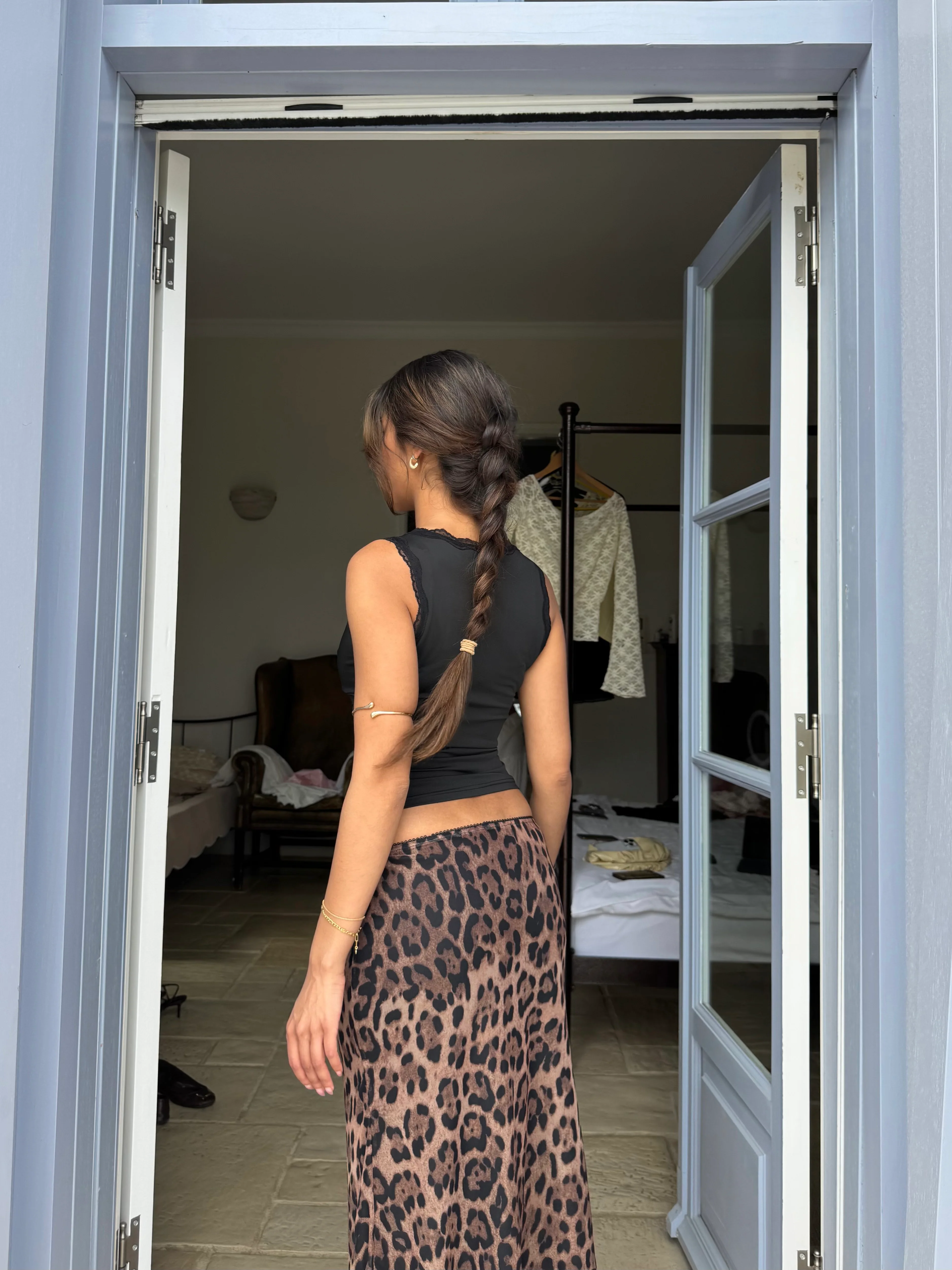 Basic lace top - black - Image 3