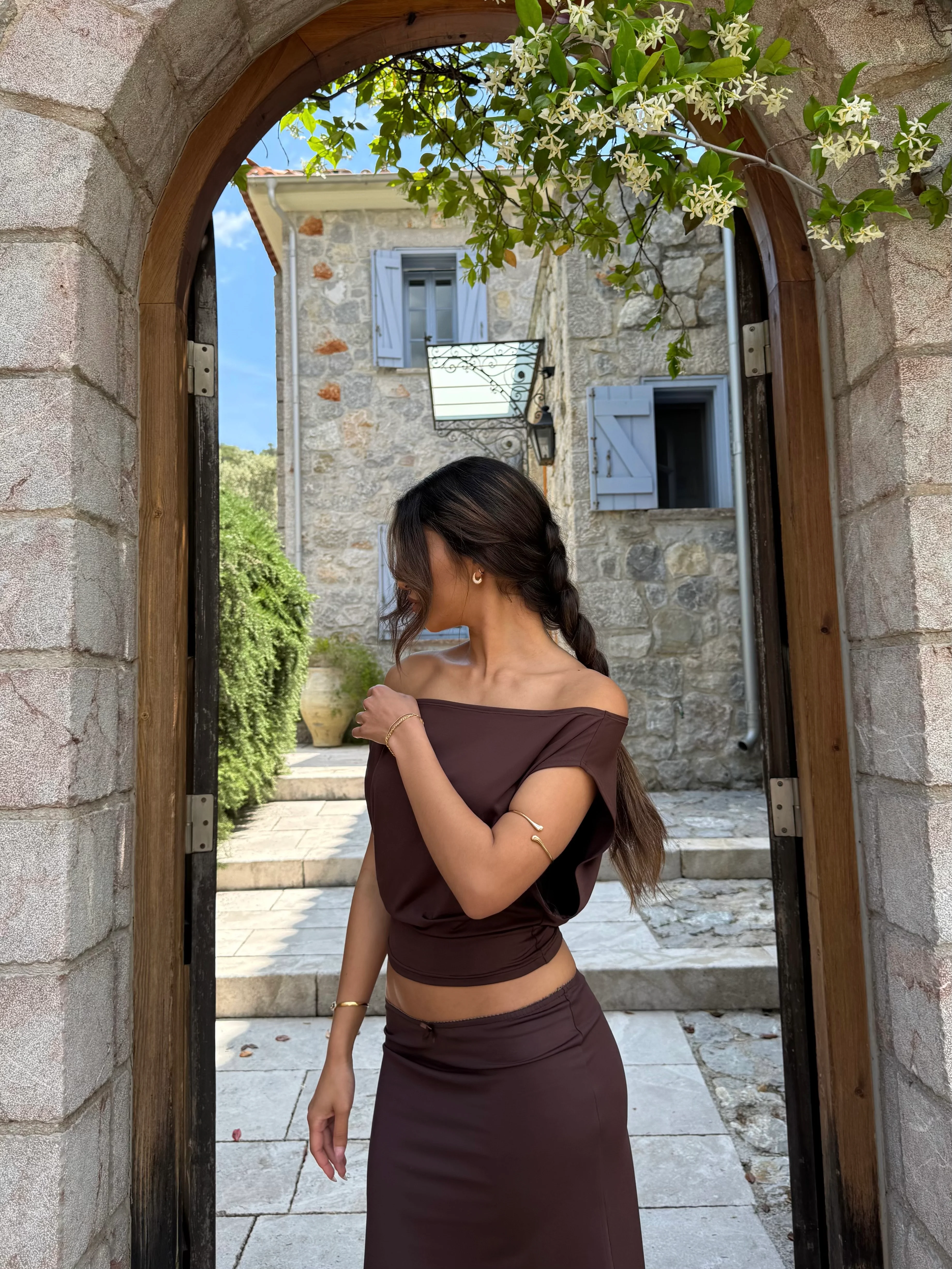 Hera basic top - dark brown  - Image 4