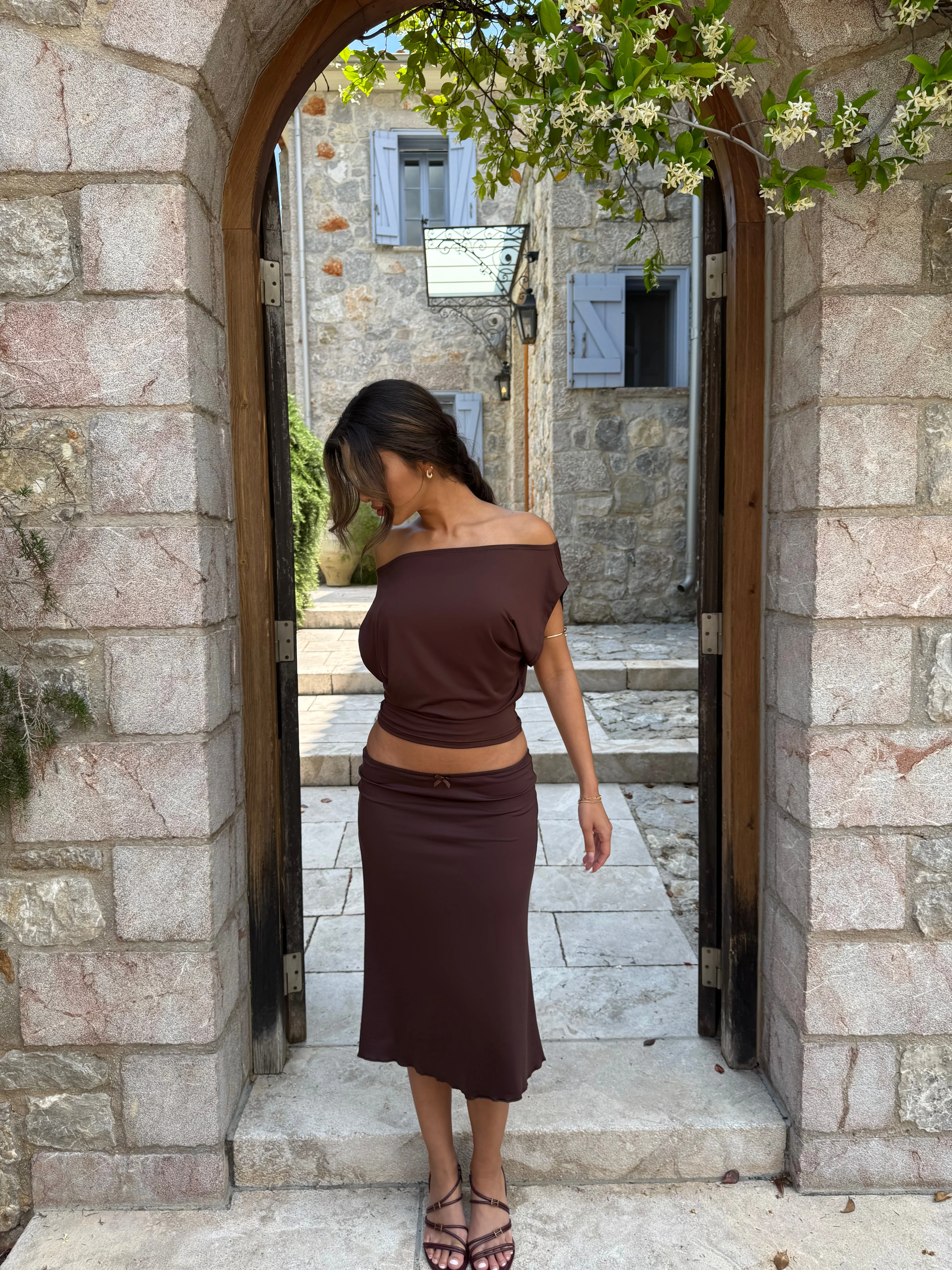 Hera basic top - dark brown  - Image 5